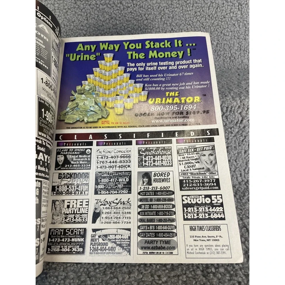 High Times #292 Dec 1999 Jumpin' Jack Stash Tommy Chong Carl Sagan Ganja Jamaica